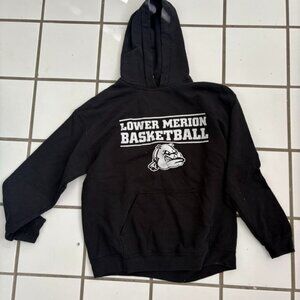 Lower Merion Basketball Black Comfy Oversized Sweatshirt